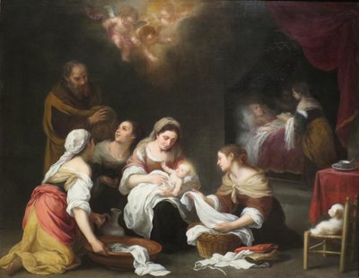 The Birth of Saint John the Baptist by Bartolomé Esteban Murillo
